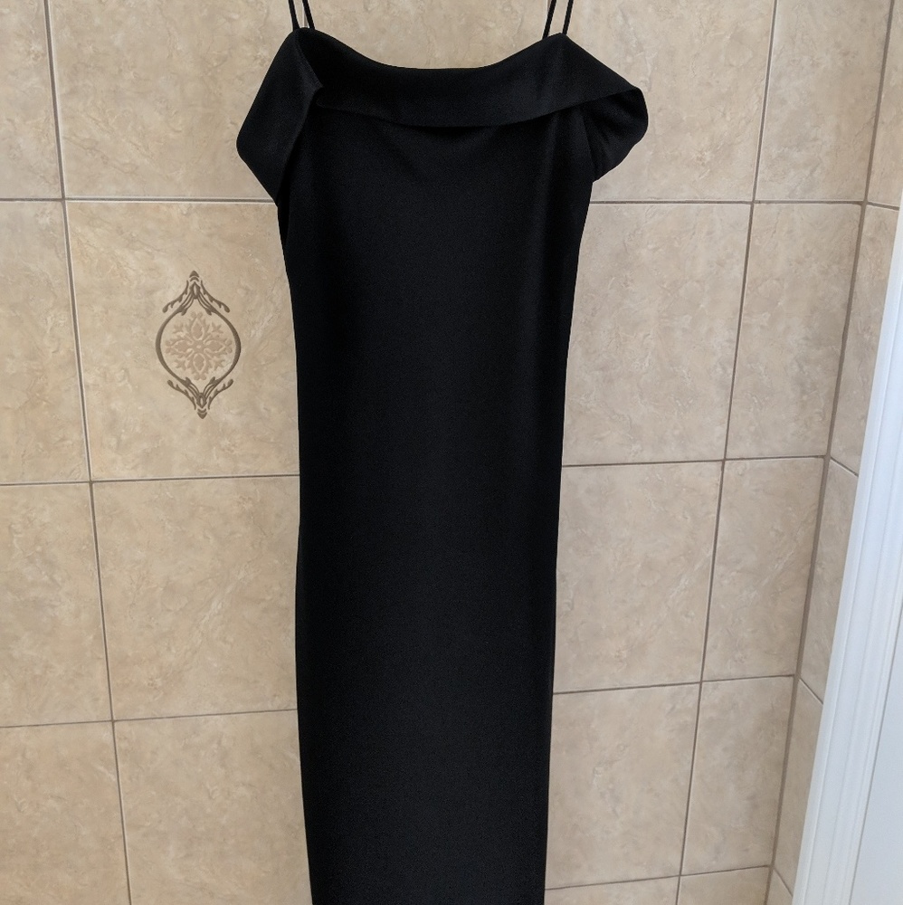 Spaghetti strap chiffon dress
